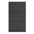 Shoes Shoe cabinet w. 3 tilting doors and 2 layers